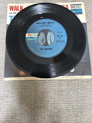 The Ventures “Walk Don’t Run '64 / The Cruel Sea” 45 rpm