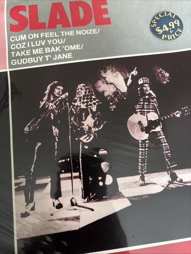 Slade Cum On Feel The Noize Coz I Luv You 12 Single Vinyl LP - photo 2