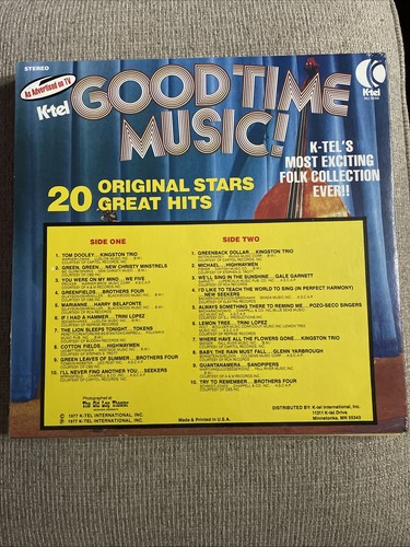 Good Time Music K-Tel LP Vinyl 1977 Harry Belafonte Kingston Tri - photo 2
