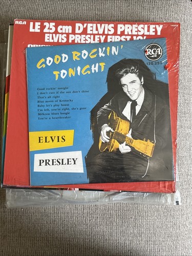 Elvis Presley 1983 Good Rockin Tonight Vinyl LP 10" French Press