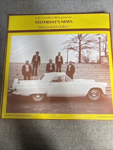 YESTERDAY’S NEWS Sings Just For U LP Clifton Records 1004