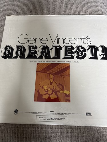 Gene Vincent Greatest Hits Capitol SM-380 Mono Vinyl LP