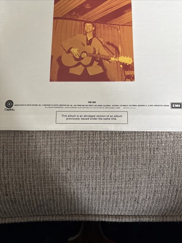 Gene Vincent Greatest Hits Capitol SM-380 Mono Vinyl LP - photo 2
