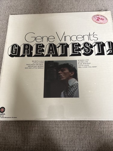 Gene Vincent Greatest Hits Capitol SM-380 Mono Vinyl LP - photo 3