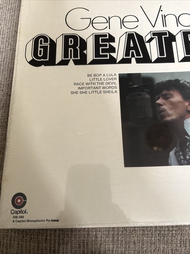 Gene Vincent Greatest Hits Capitol SM-380 Mono Vinyl LP - photo 4