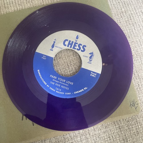 RARE repro 1955 DOO WOP 45 - THE FIVE NOTES Show Me The Way - photo 2