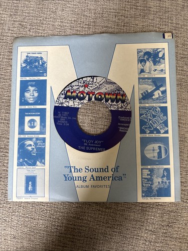 THE SUPREMES - "FLOY JOY / THIS IS THE STORY" - 45 RPM RECORD
