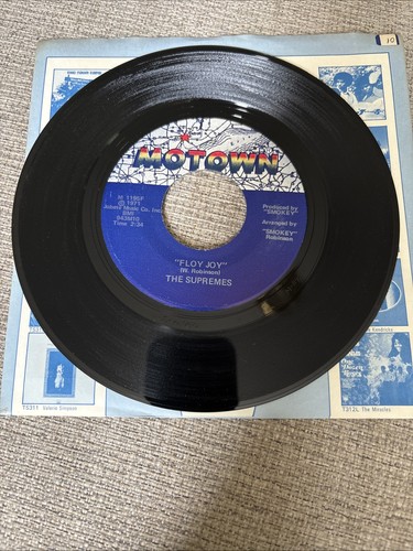 THE SUPREMES - "FLOY JOY / THIS IS THE STORY" - 45 RPM RECORD - photo 3