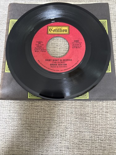 Brook Benton - Rainy Night in Georgia 45rpm, 1969