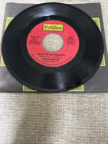Brook Benton - Rainy Night in Georgia 45rpm, 1969 - photo 2