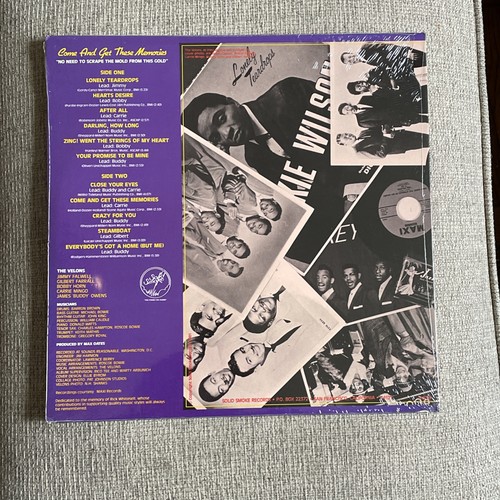 The Velons Come and Get The Memories LP Solid Smoke 1981 - photo 4
