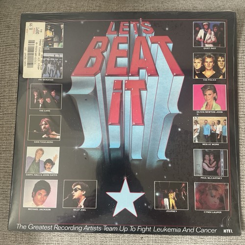 Vintage Let’s Beat It LP 1984 K-Tel Charity Compilation