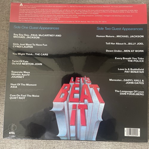 Vintage Let’s Beat It LP 1984 K-Tel Charity Compilation - photo 3