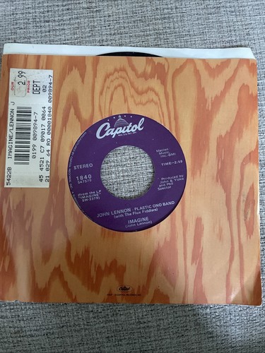 John Lennon - Imagine / It's So Hard 7" 45 RPM Vinyl Single