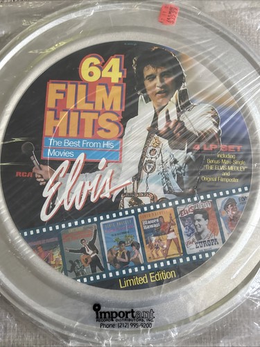 Elvis Presley 64 Film Hits Metal Film Canister Vinyl Box Set - photo 2