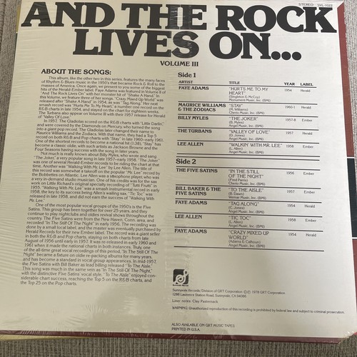 And The Rock Lives On Vol 3 Vinyl LP STILL SEALED - photo 3
