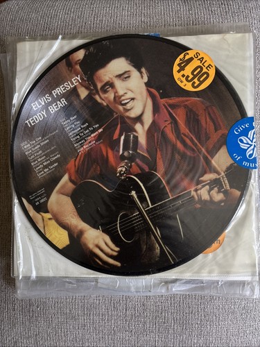 Elvis Presley Teddy Bear 12" Vinyl Picture Disc LP 1984