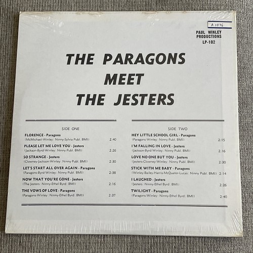The Paragons Meet the Jesters LP Paul Winley 1980s repress - photo 3