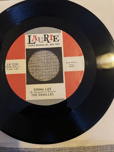THE DEMILLES DONNA LEE 45 7" NM US LAURIE VINYL DOO WOP - photo 2