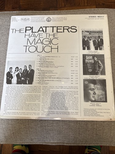 Vintage The Platters Have The Magic Touch Vinyl LP 1966 - photo 3