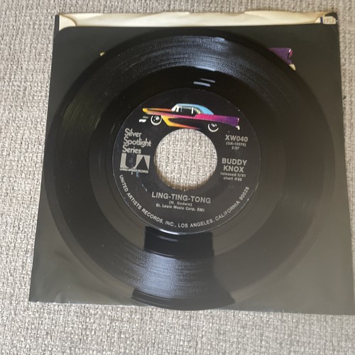 Buddy Knox Lovey Dovey Ling-Ting-Tong 45 RPM United Artists