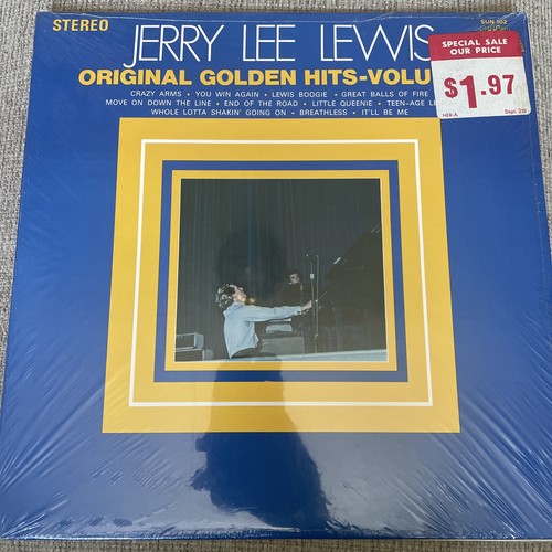 Jerry Lee Lewis – Original Golden Hits - Vol 1 LP 1969 Sealed