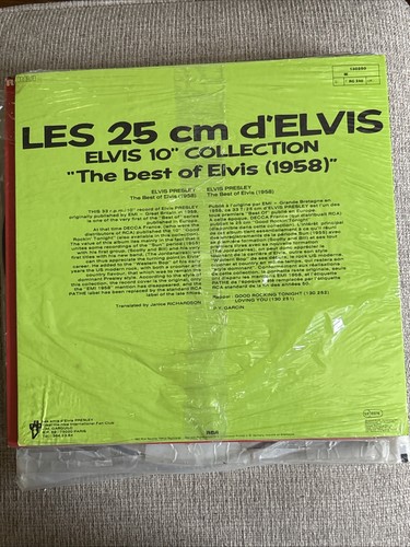 Elvis Presley – The Best Of Elvis 1983 RCA 10" Sealed Import - photo 2