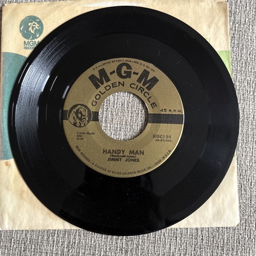 Jimmy Jones 45 RPM Good Timin / Handy Man MGM Golden Circle KGC1 - photo 2