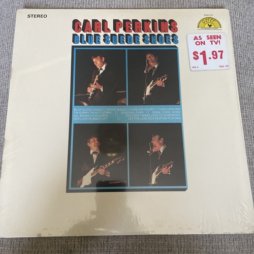 CARL PERKINS Blue Suede Shoes 1969 SUN RECORDS Rockabilly LP