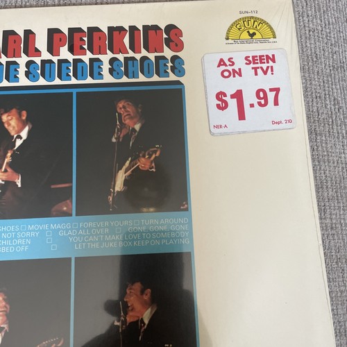 CARL PERKINS Blue Suede Shoes 1969 SUN RECORDS Rockabilly LP - photo 2