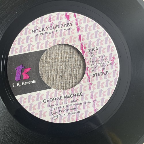 George McCrae - Rock Your Baby 1974 Vinyl 45rpm - photo 2