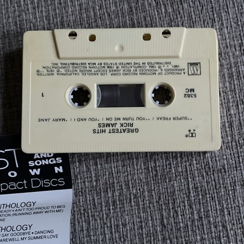 Rick James Greatest Hits Cassette 1986 Funk Soul Super Freak - photo 4