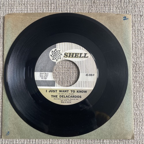 The Delacardos - I Just Want To Know / Dream Girl 45 (1961)