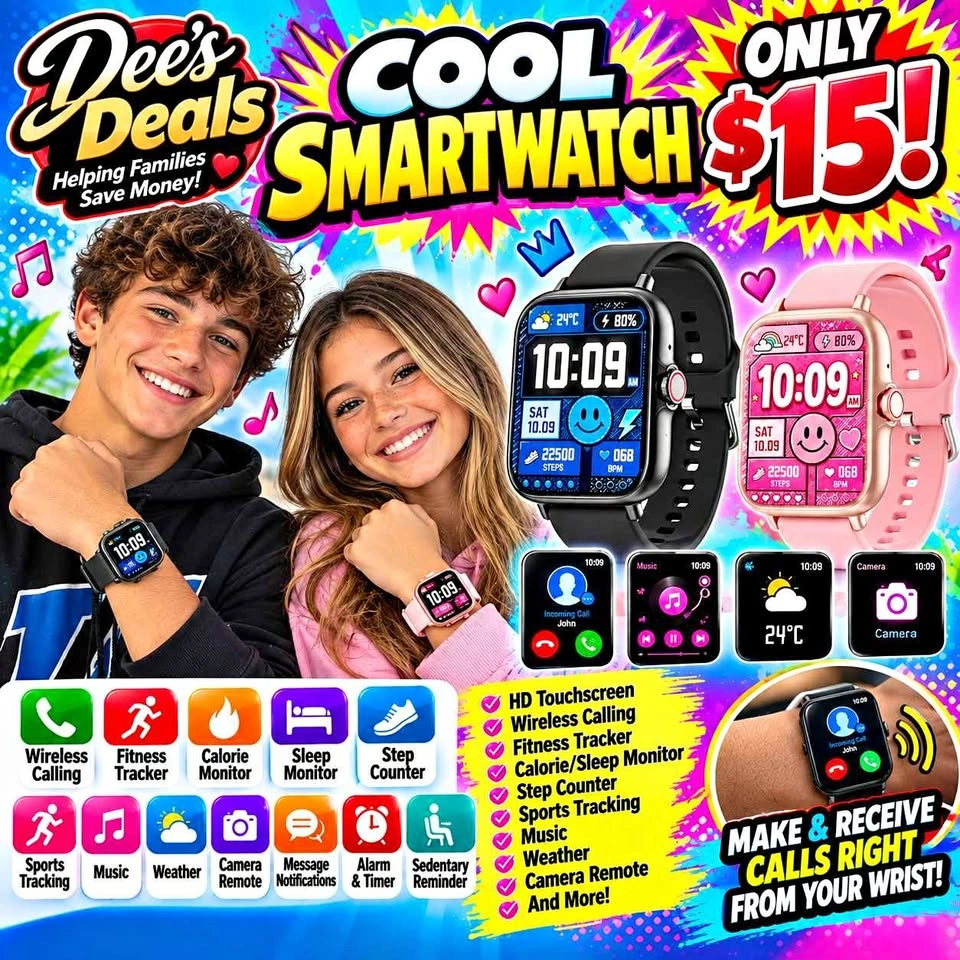 Cool Smartwatch BRAND NEW IN BOX ONLY $15