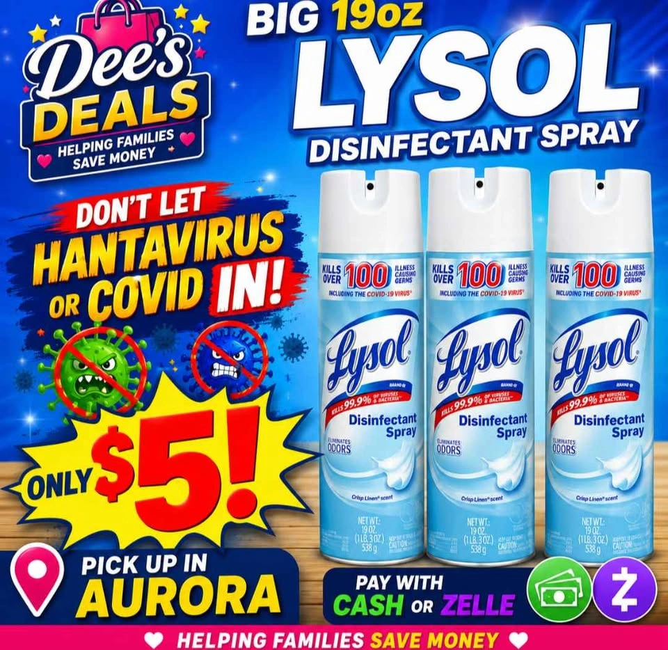 Large Lysol Spray Cleaner only $5!! - photo 2