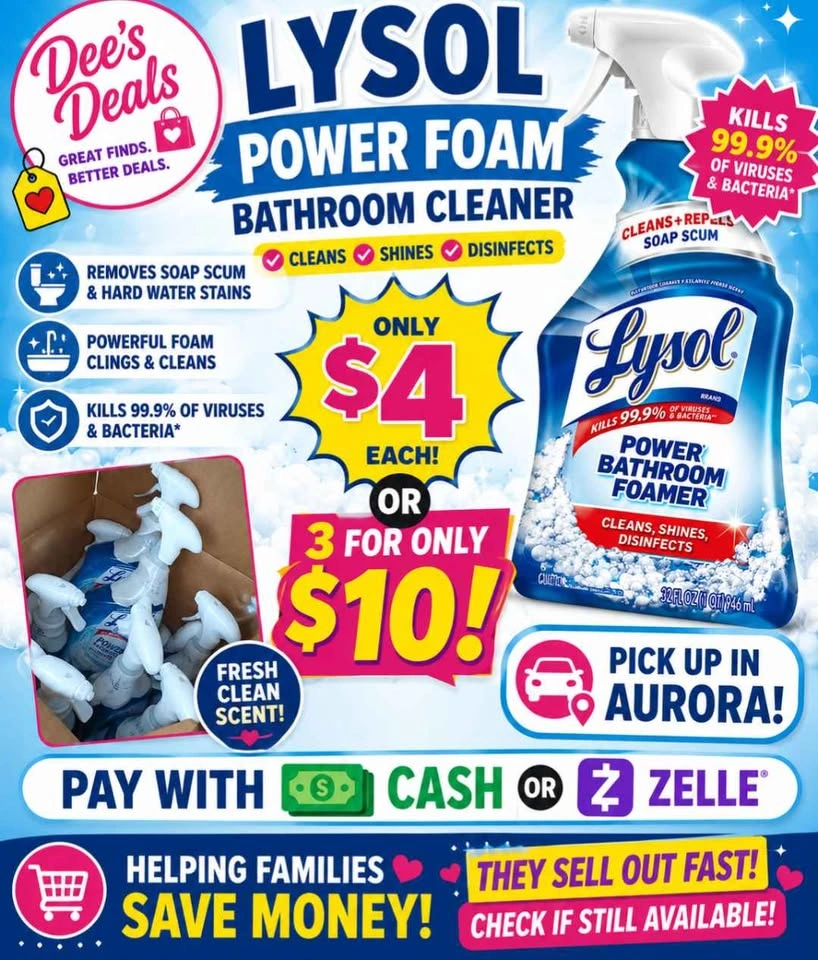 Lysol Power Foam cleaner 3 for $10 - photo 4