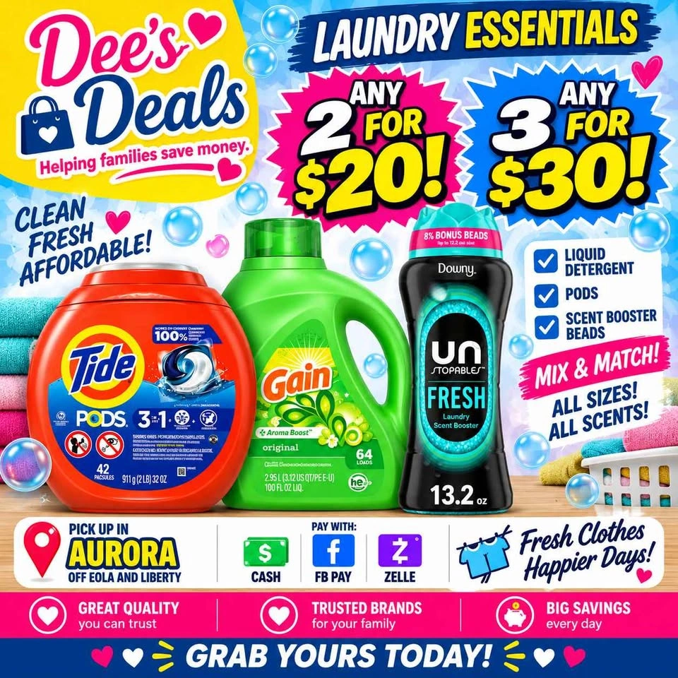 Tide Downy Gain any 2 for $20 or any 3 for $30!! - photo 3