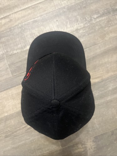 fox racing hat flex fit Black Red Small Cotton Spandex - photo 3