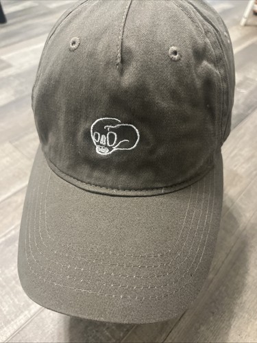 Crooks and Castles Gray Adjustable Cotton Cap One Size
