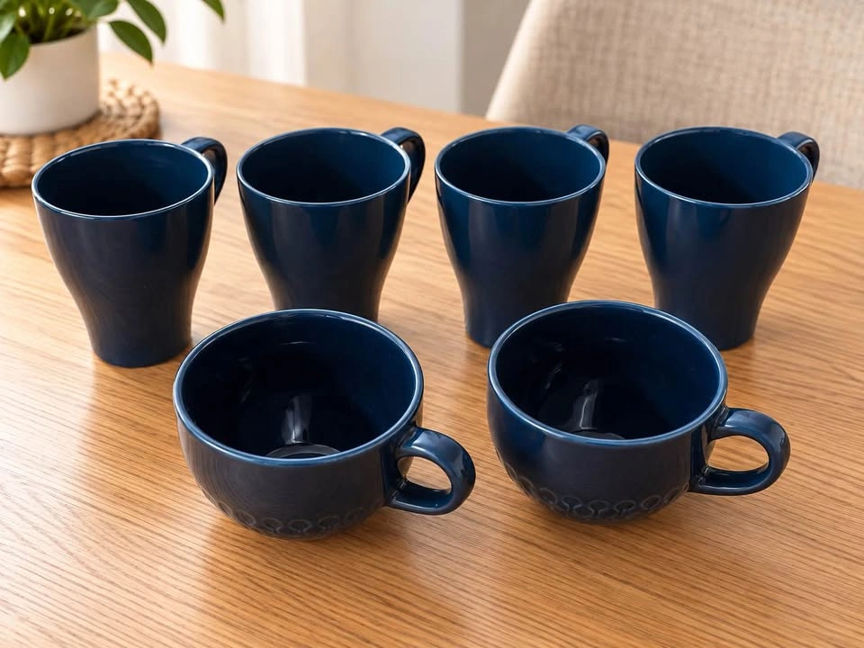 IKEA 38-Piece Blue Dinnerware Set – Like New - photo 5