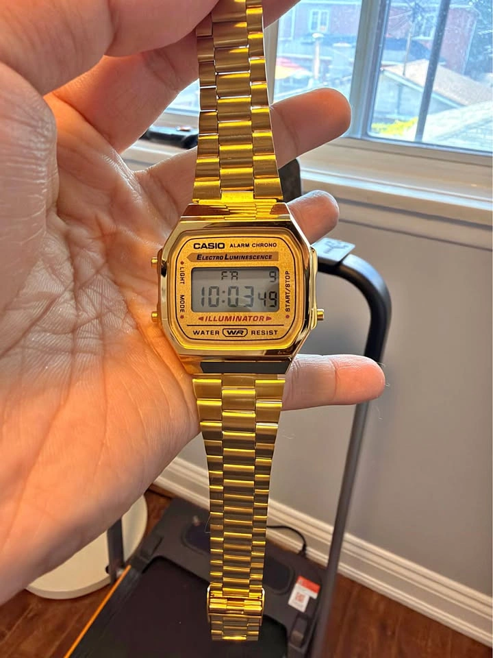 Casio Watch Digital Gold