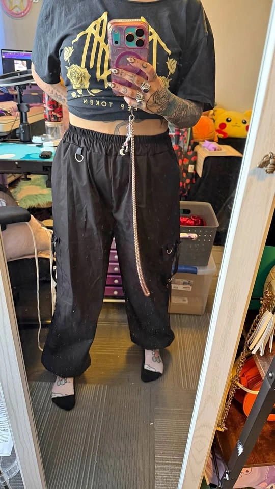 Y2K-style cargo pants - XL