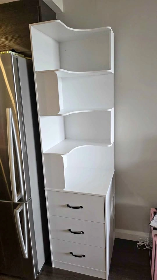 Bookcase with drawers