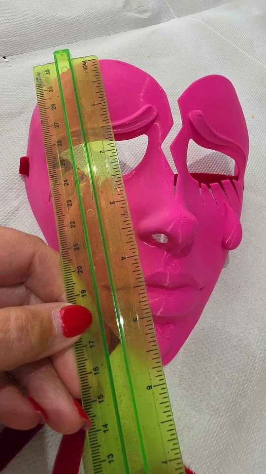3D Printed Broken Heart Face Masquerade Masks - photo 5