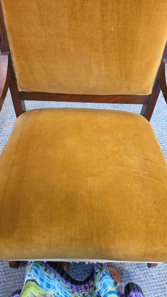 Antique Victorian Walnut Platform Rocking Chair - photo 2
