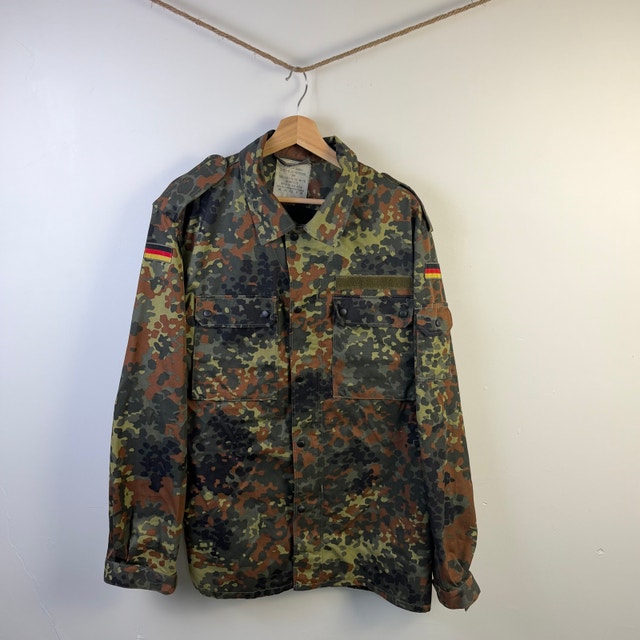 German Army FleckTarn Camouflage Combat Shirt Lightweight Jacket