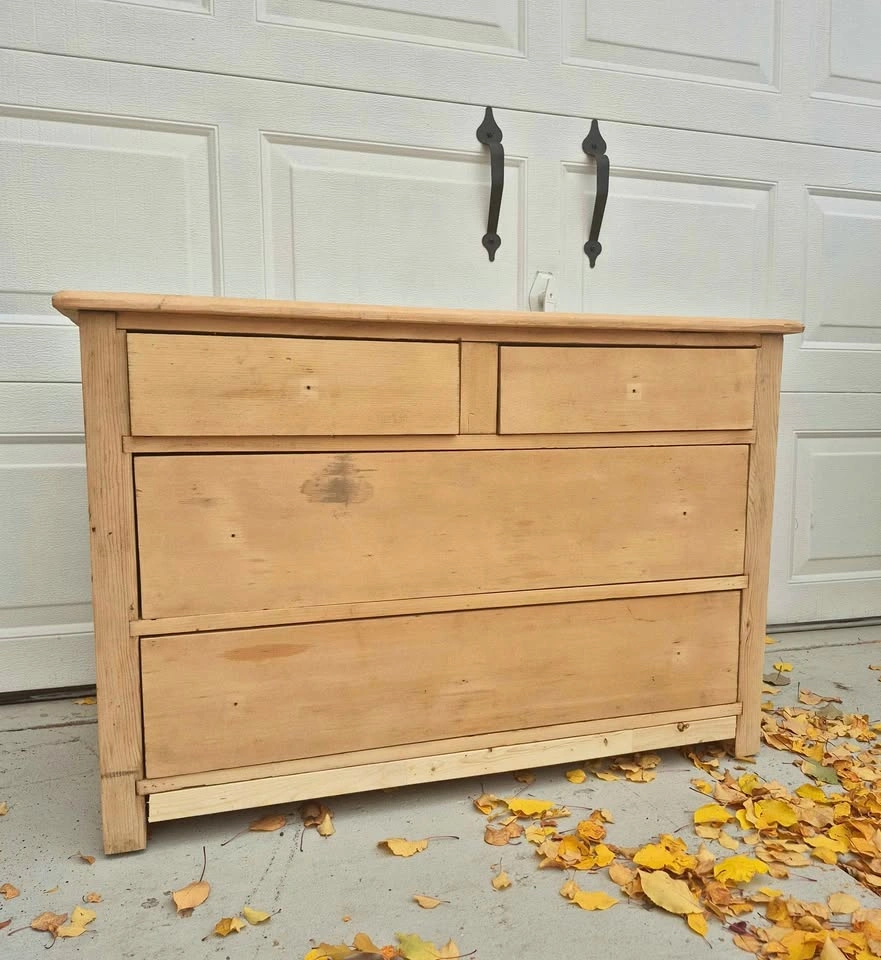 Solid Old Growth Fir Dresser – Refinishing Project