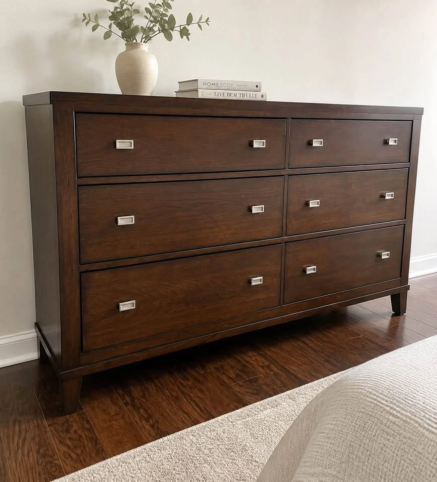 Vintage Bassett Campaign-Style Dresser - photo 3