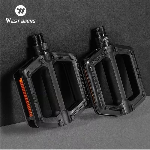 WEST BIKING Bicycle Pedals - Lightweight Wide Non-Slip