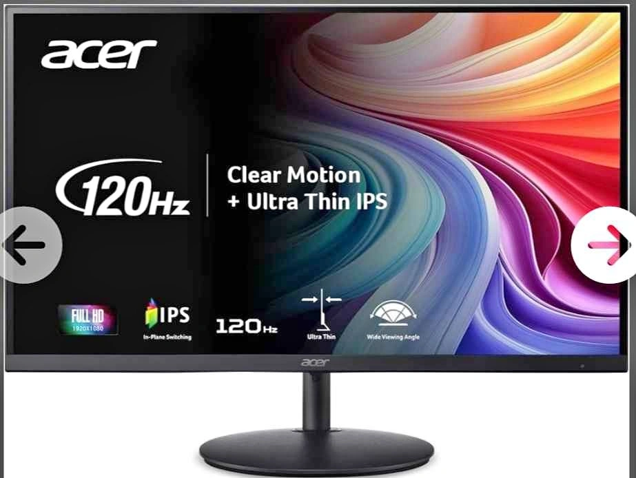 ACER SH242Y 23.8" IPS FHD 120HZ MONITOR BNIB